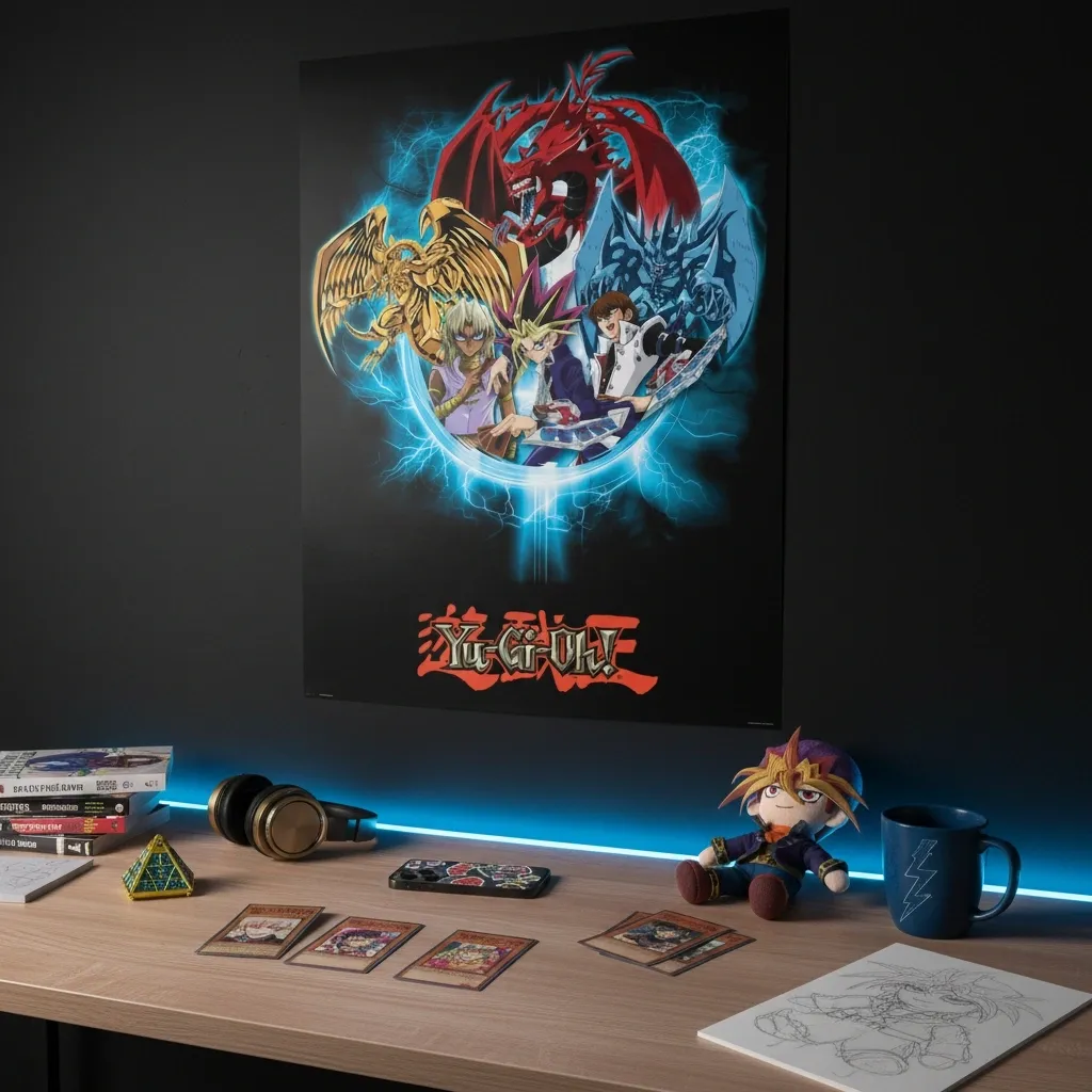GB Posters Yu Gi Oh! Key Characters Blue 61 x 91.5cm Maxi Poster