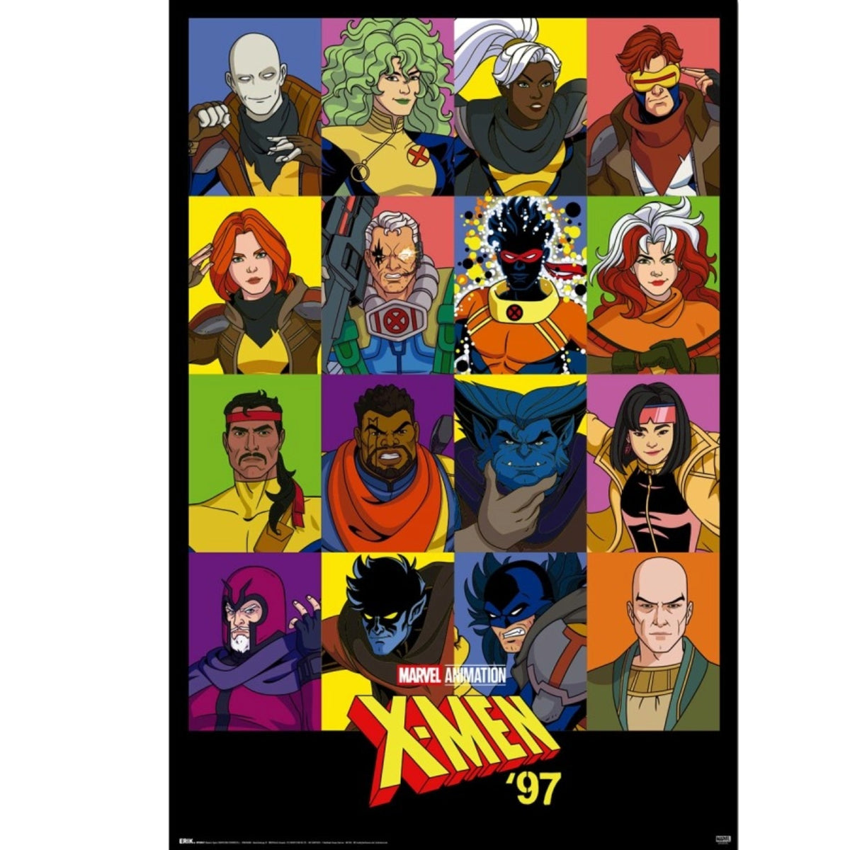 Erik X-Men Character Grid 97 61 x 91.5cm Maxi Poster
