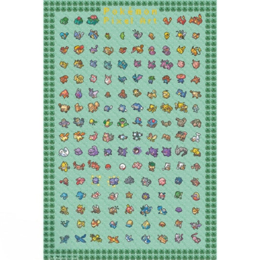 GB eye Pokemon Pixel Art 61 x 91.5cm Maxi Poster