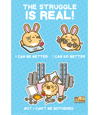 GB Posters Fuzzballs Struggle 61 x 91.5cm Maxi Poster