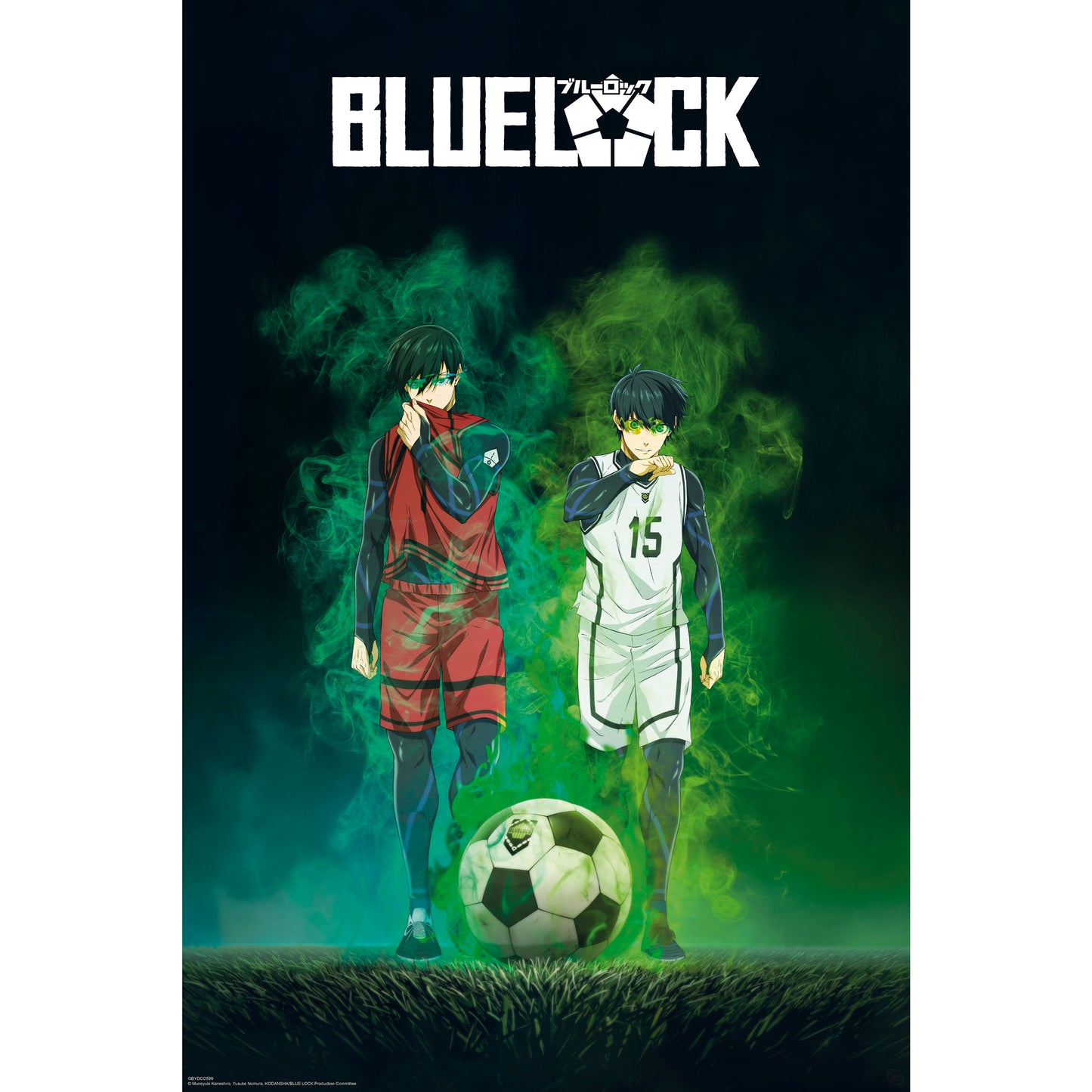GB eye Blue Lock Isagi vs Rin 61 x 91.5cm Maxi Poster