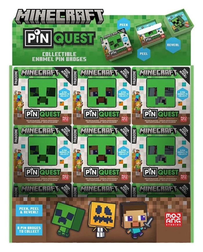 Minecraft Pin Quest Blind Box (Enamel Pin Badge)